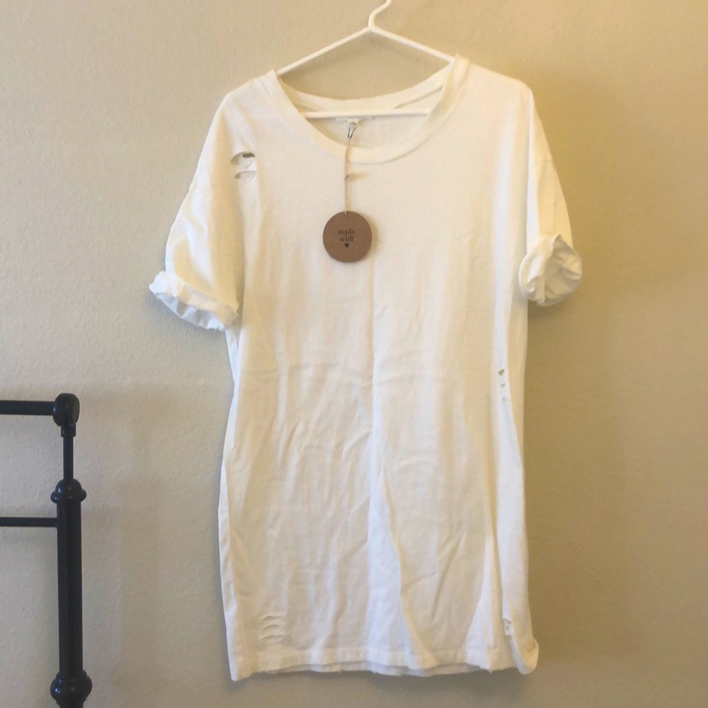 White T-Shirt Dress